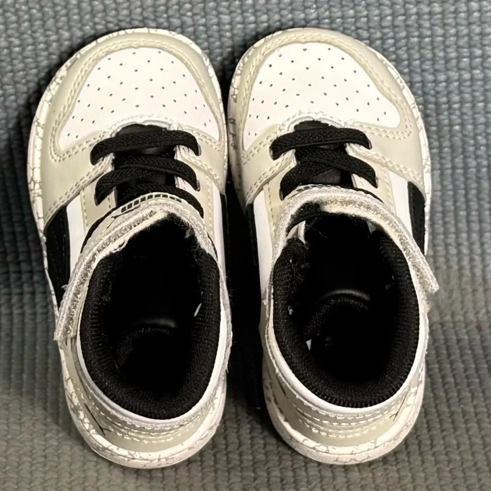 Puma Toddler Rebound Mid Layup Marble Athletic Shoes Size 5C‎